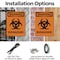 Signmission Biohazard With Symbol OSHA Warning Sign, Plastic, 7in W x 10in L, 2PK OS-2PACK-WS-P-710-V-12989 - alternate 8
